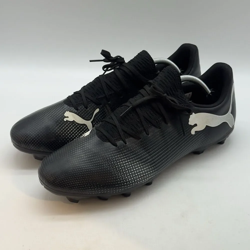 PUMA Future 7 Play FG/AG Soccer Cleats Men's 13 Black Lace Up Low Top Football